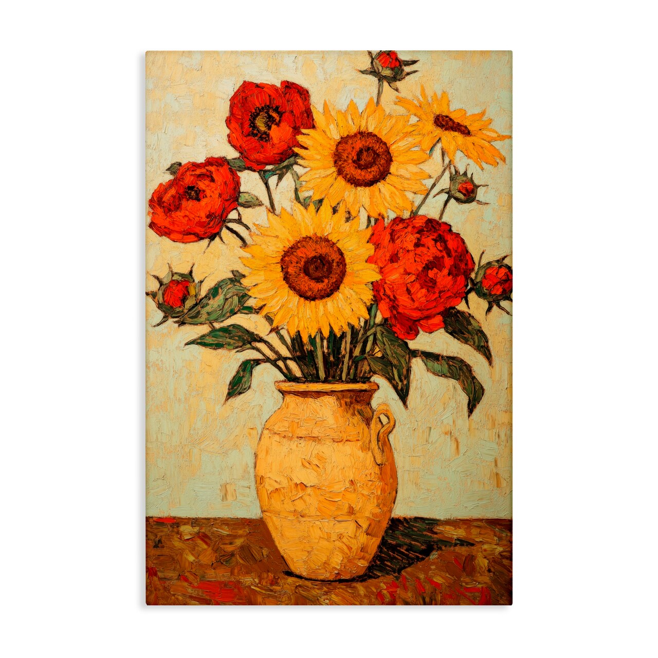 Stupell Industries Rustic Flower Display Canvas, design by Petal Prints Design